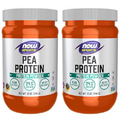 NOW Sports Nutrition, Pea Protein 24 g, Easily Digested, Unflavored Powder, 12-Ounce (Pack of 2)