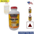 Omega-3 Fatty Acids Fish Oil Softgels - Heart Health Support - 400 Count