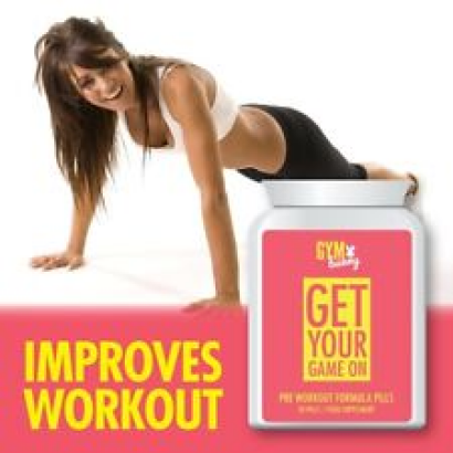 GYM BUNNY Get Your Game On Pre Workout Formula Pills (ENERGY STAMINA GYM )
