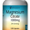 Magnesium Citrate 1000mg - Non-GMO Premium Quality Capsules By Sunlight
