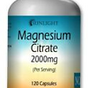 Magnesium Citrate 2000mg - Non-GMO Premium Quality Capsules By Sunlight