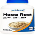 Nutricost Maca Root (Lepidium meyenii) 750mg, 180 180 Count (Pack of 1)