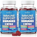 NEW AGE 8 in 1 Immune Support Booster 60 Count (Pack of 2), Astragalus Root