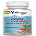 Solaray Cool Cayenne 40,000 HU **90 Vegetarian Capsule