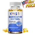 Quercetin with Bromelain,Vitamin C & Zinc Softgel Respiratory Health Antioxidant