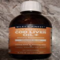Wiley's Finest Wild Norwegian Cod Liver Oil+ Orange Bliss, 8.45 oz Exp 3/2025