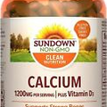 Sundown Calcium 1200mg with Vitamin D3, 170 Softgels