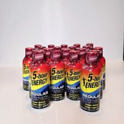 20 Bottles Sealed 5-hour Energy Regular Strength Pomegranate 1.93oz Exp April 25