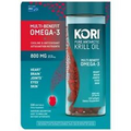 Kori Pure Antarctic Krill Oil Multi-Benefit Omega-3 800 Mg - 120 Ct.