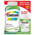 Centrum Adults Multivitamin/Multimineral Supplement, 425 Tablets.