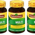 Nature Made Multivitamin with Iron for  Women and Men 130 Tablets X 3 Packs