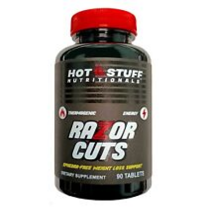 Razor Cuts: Thermogenic Weight Loss-90 Tabs, Fat Burner, Muscle Definition,