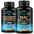 NUTRAHARMONY NAC Capsules & Glucosamine Chondroitin Capsules