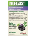 * Nu-lax Natural Laxative Extra Strength Senna & Prunes 40 Tablets