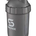 SHAKESPHERE Tumbler View: Protein Shaker Bottle Smoothie Cup Clear Window 24oz