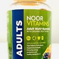 NoorVitamins Adult Gummy Multivitamins with Organic Fruit Blend 90 Gummies