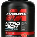 Nitro Tech, Whey Protein, Strawberry, 4 lbs (1.81 kg) By USA Fast Free Ship.