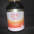 Carlyle Zinc 50 mg High Potency 300 Tablets EXP 011/25 Gluten Free Supplement