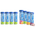 Nuun Sport Electrolyte Tablets for Proactive Hydration, Lemon Lime, 4 Pack (40 Servings) & Sport Electrolyte Tablets for Proactive Hydration, Mixed Citrus Berry Flavors, 4 Pack (40 Servings)