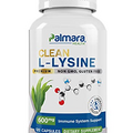 Palmara Health Clean L-Lysine 600mg, 120 Capsules | Vegan, Non-GMO, & Gluten Free