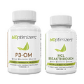 BiOptimizers - P3-OM (60 Capsules) and HCL Breakthrough (90 Capsules) Supplement Bundle