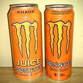 2X Monster Energy Drink JUICE KHAOS - 16oz US + 355mL Japan FULL CANS