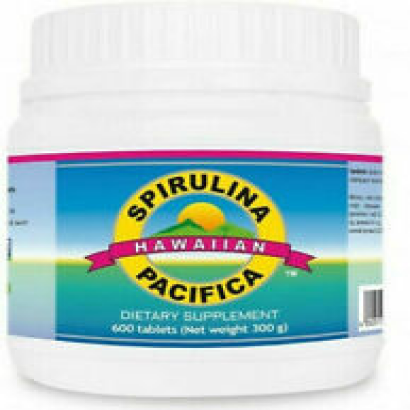 Spirulina Pacifica® Hawaiian 500 mg (600 Tabletten) - Nahrungsergänzungsmittel