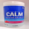Natural Vitality CALM Magnesium Supplement Raspberry Lemon 120Gummies 300g 8/24