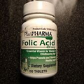 PlusPharma Dietary Supplements Folic Acid 400mcg 100 Tablets Exp 5/24