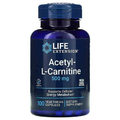 Acetyl-L-Carnitine LIFE EXTENSION 500mg 100 Vegetarian Capsules Brain Support
