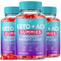 KETO + ACV FYVUS Gummies 3 Pack (180 Count) Advanced Weight Loss Supplement