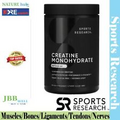 Sports Research, Creatine Monohydrate, Unflavored 17.64oz Exp. 08/2026