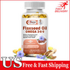 Flaxseed Oil Omega 3-6-9 Promotes Healthy Skin & Maintain Heart Health 120 PCS