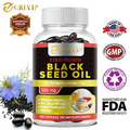 Black Seed Oil 500mg -100% Pure Natural Cold Pressed Cumin Nigella Sativa
