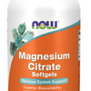 Now Foods Magnesium Citrate, 180 Softgels