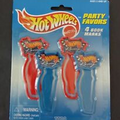 1997 Hot Wheels ~ Party Favors ~ 4 Book Marks. Mattel. New.
