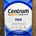 Centrum Men’s Multivitamin/Multimineral 120 ct. Tablets Sealed  Exp 02/24