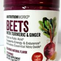 Nutrition Works Beets w/ Turmeric & Ginger Powder Drink Folic Acid for Smoothie