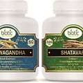 Ashwagandha Capsules and Shatavari Capsules Extract 500mg - 120 Veg Capsules