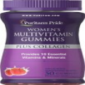Puritan's Pride Women's MULTIVITAMIN  Supplement 50 Gummies with Collagen 4/24