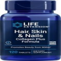 Life Extension Hair,Skin & Nails-Collagen Plus Formula 120 Tablet