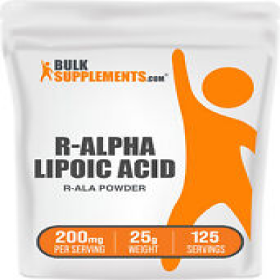 BulkSupplements R-Alpha Lipoic Acid (R-ALA) Powder - 200 mg Per Serving