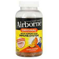 2 X AirBorne, Original Immune Support Supplement, Zesty Orange, 63 Gummies