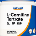 L-Carnitine Tartrate Powder (250 Grams) - 1 Gram per Serving, 245 Servings