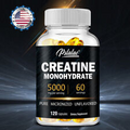 Creatine Monohydrate 5000mg- Energy&Endurance,Muscle Health,Testosterone Booster