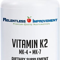 Vitamin K2 MK4 plus MK7 Vegan Naturally-Derived Vege-Caps 90 Count