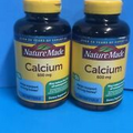 Lot Of 2 Nature Made Calcium Vitamin D3 600 mg 100ct Each Gluten-Free