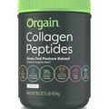 Orgain COLLAGEN PEPTIDES Type 1 & 3, Paleo Grass Fed, Unflavored 1 lb, 23 Serves