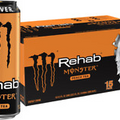 Monster Rehab Peach Tea + Energy, Energy Iced Tea, Energy Drink, 15.5 Ounce Pack