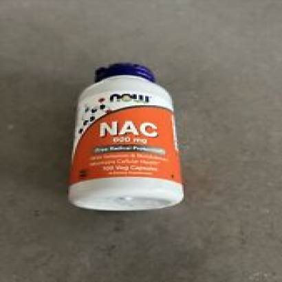 NOW Foods NAC N-Acetyl Cysteine 600mg 100 Capsules | Exp 08/28 Sealed FAST SHIP!